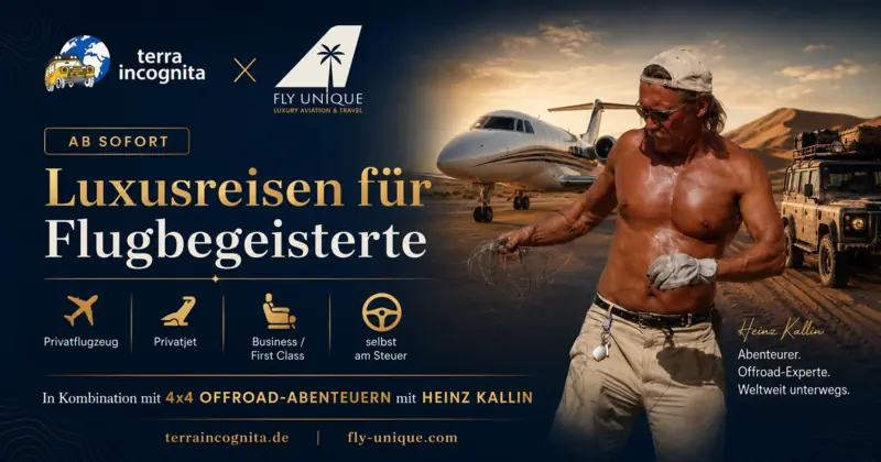 Luxusreisen für Flugbegeisterte mit Heinz Kallin